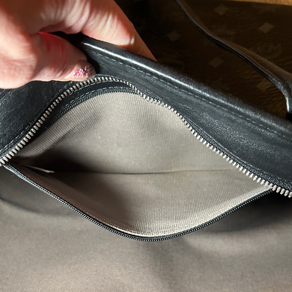 369. MCM Visetos Dog Bone Shopper Tote - Picture 12 of 12